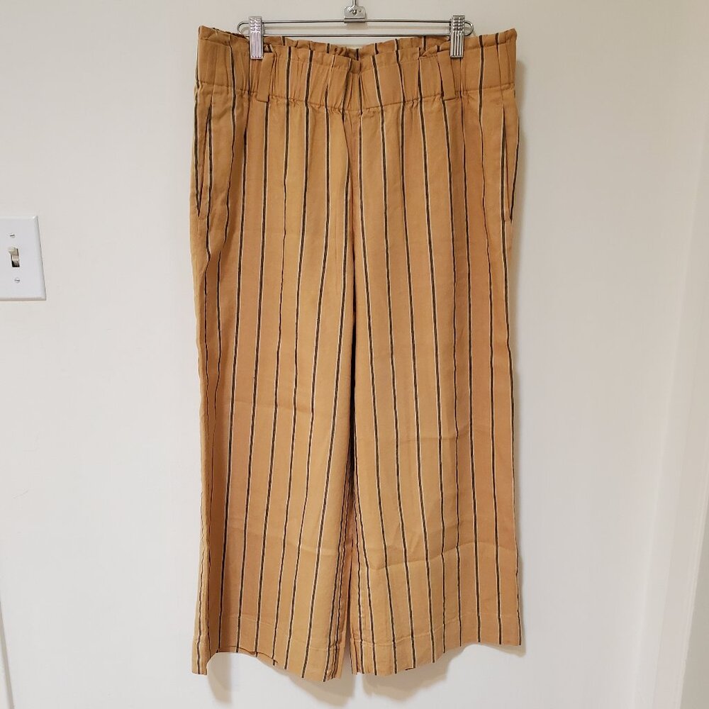 J.Jill High Waist Wide Leg Linen Pants